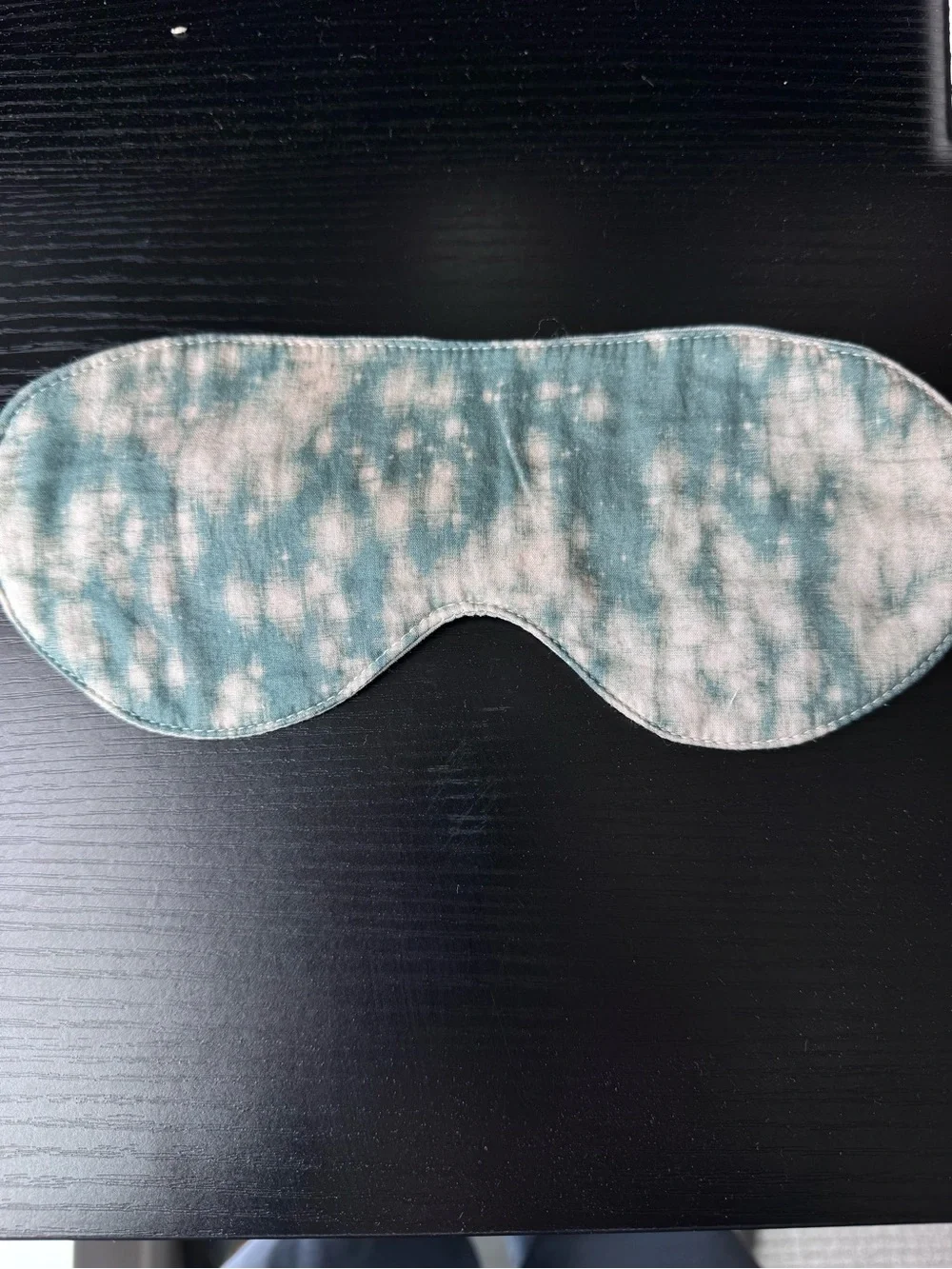 Ethel Studio Tie-Dye Teal Sleep Mask - Soft Eye Mask for Restful Sleep